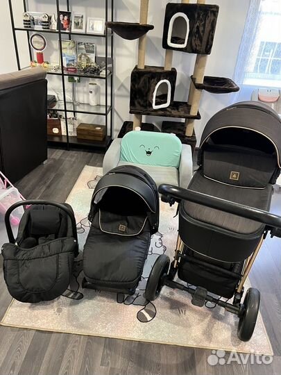 Коляска adamex 3 в 1 cristiano