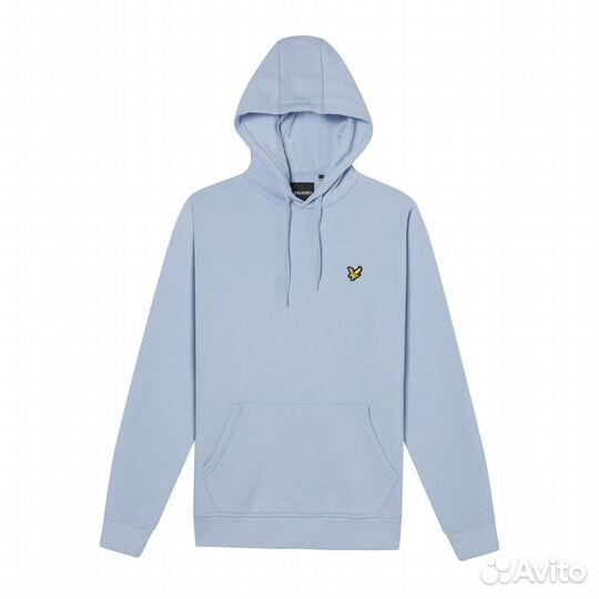 Худи голубого цвета для мужчин Lyle & Scott