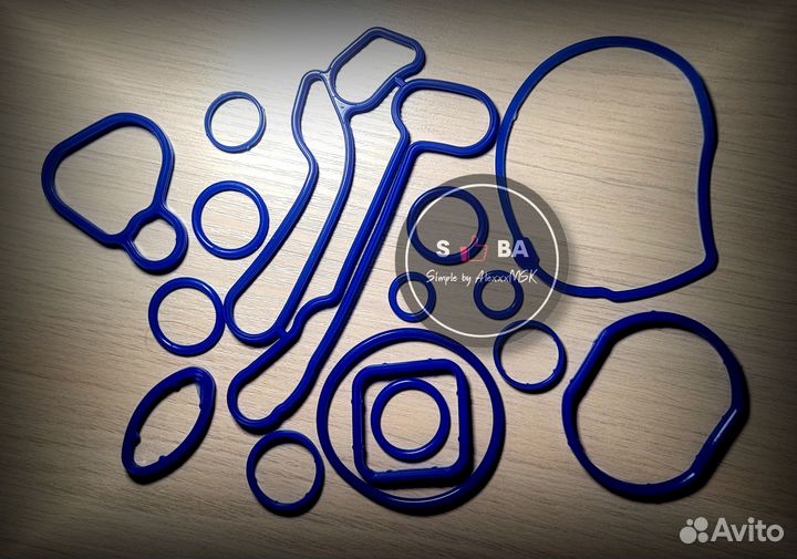 Прокладки теплообменника Opel Chevrolet 16 / 6шт