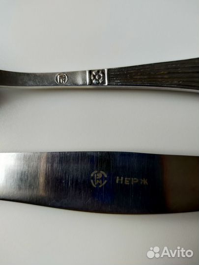 Мельхиоровые ножи СССР