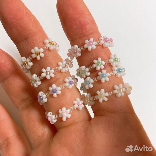 Колечки из бисера