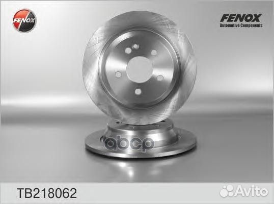 Диск тормозной зад прав/лев TB218062 fenox
