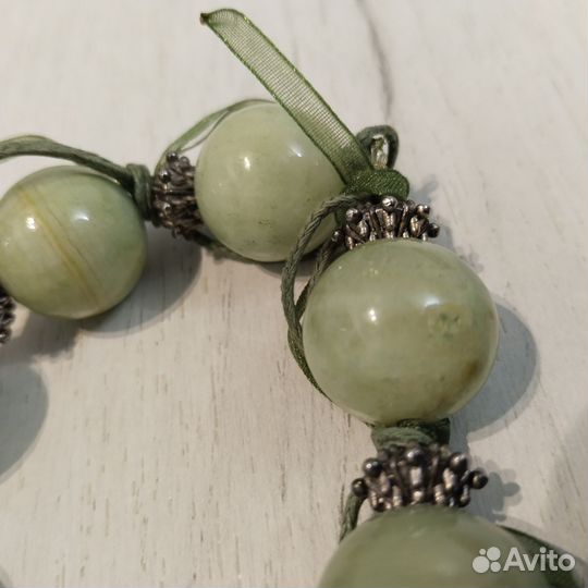 Браслет из натуральных камней оникс