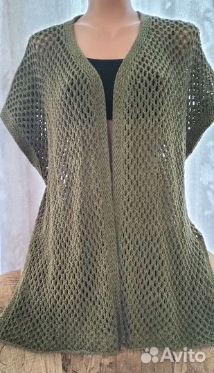 Желет удленненный хлопок