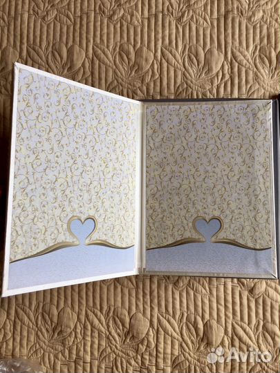 Свадебная папка и подушечка для колец