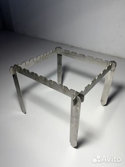 Таганок походный подставка для шашлыков и котелка