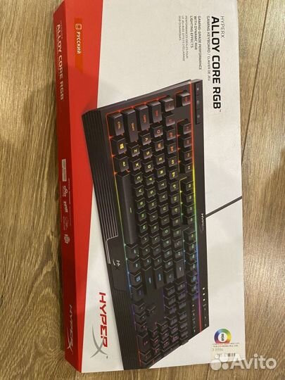 Игровая клавиатура hyperx alloy rgb