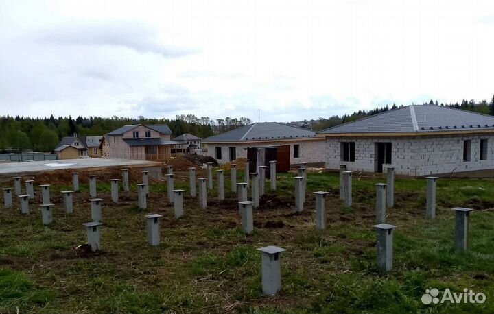 Фундамент. Сваи жб забить