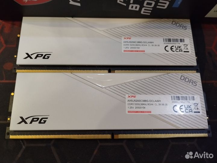 Оперативная память XPG ddr5 16gb