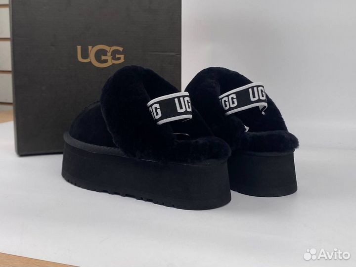 Ugg Funkette Suede Platform Black