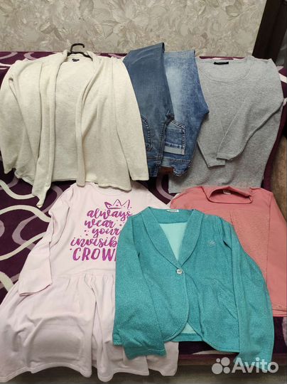 Вещи пакетом на девочку 140