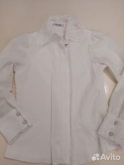 Блузки школьные на девочку