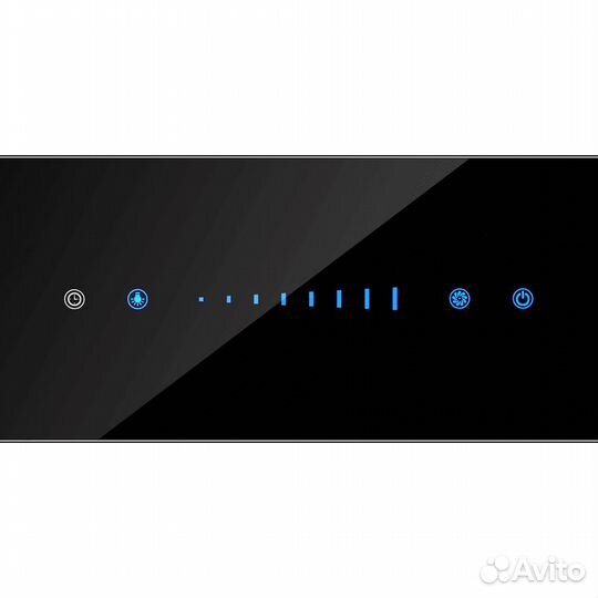 Кухонная вытяжка встраиваемая в столешницу maunfeld Prestige 60 чёрный