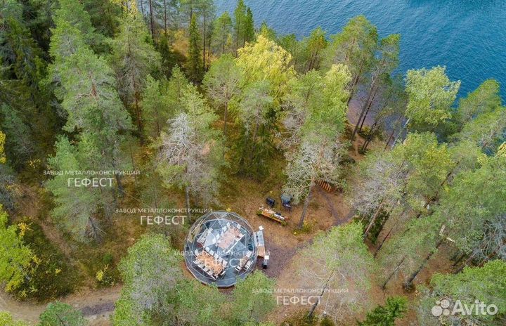 Геокупол шатер для отдыха