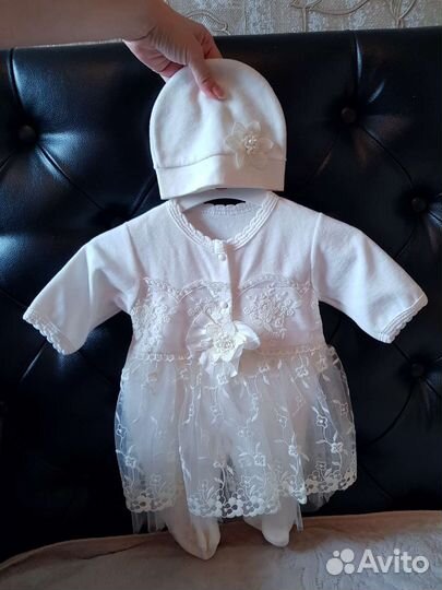 Комплект на выписку для девочки