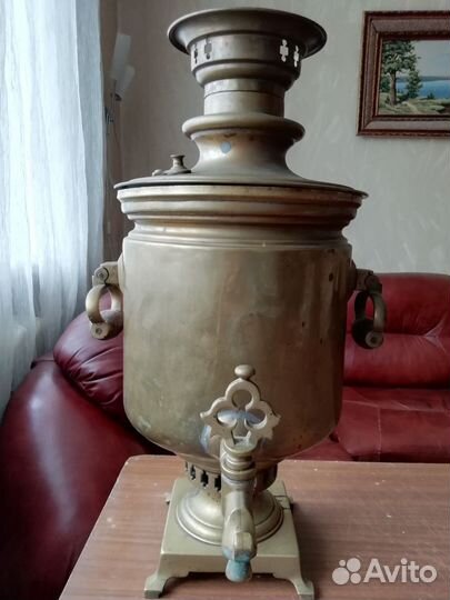 Самовар дровяной угольный старинный