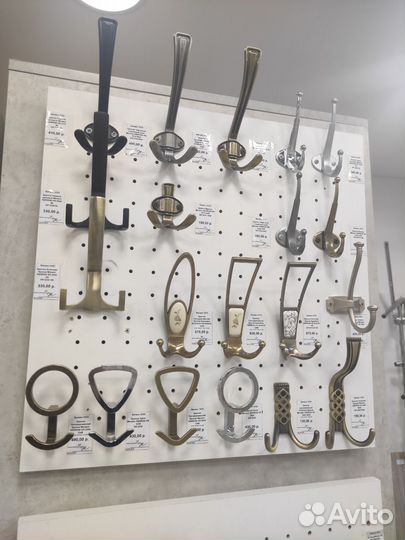 Крючки, вешалки, двухрожковые, однорожковые