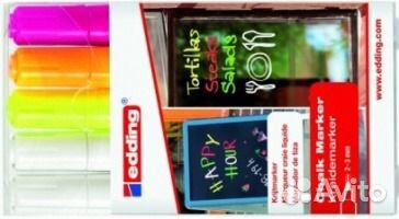 Маркер меловой стираемый