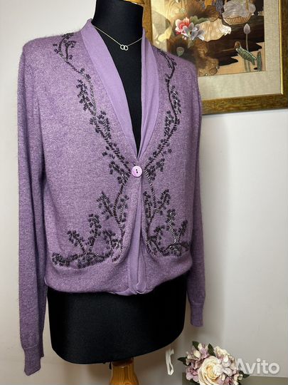 Женский кардиган кофта шелк Англия