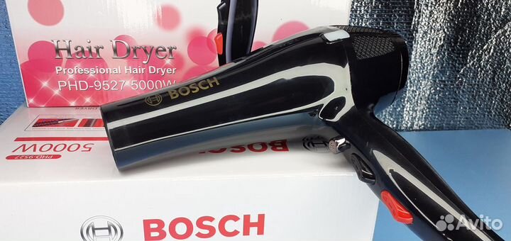 Фен Bosh Профессиональный 3 скорости Индикатор