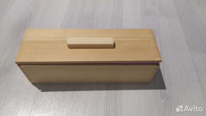 Форма для мыла силиконовая с опалубкой и крышкой