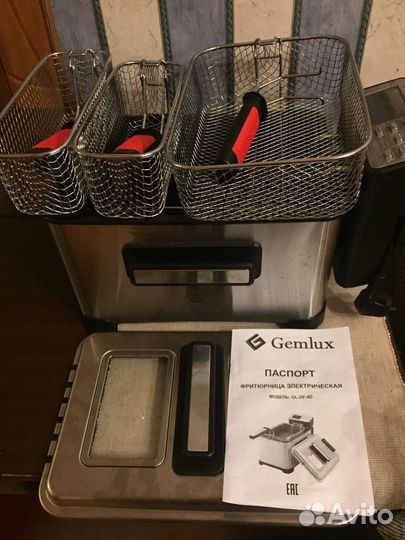 Фритюрница gemlux gl-df-4d