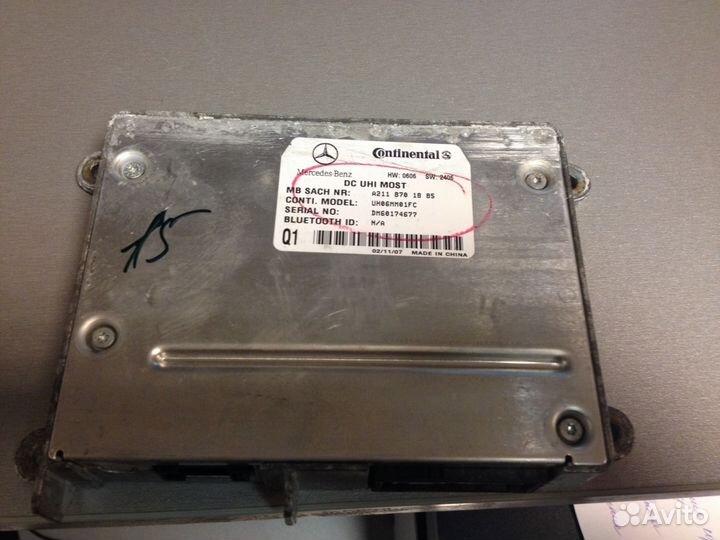 Блок управления телефоном на Mercedes R class