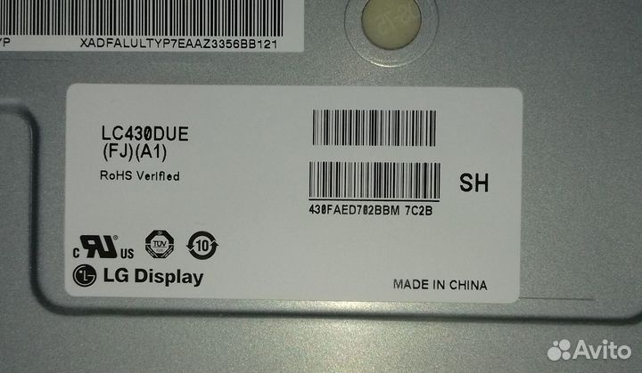 EAD63787305 HL(E3) шлейф на Майн LG 43LH570V