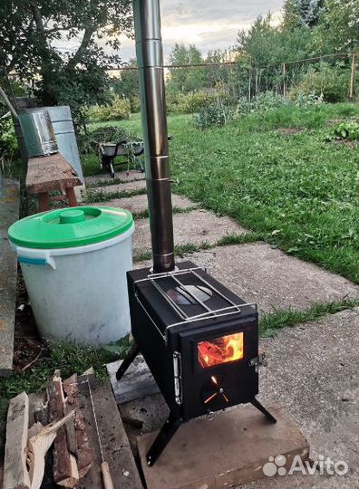 Печка в зимнюю палатку