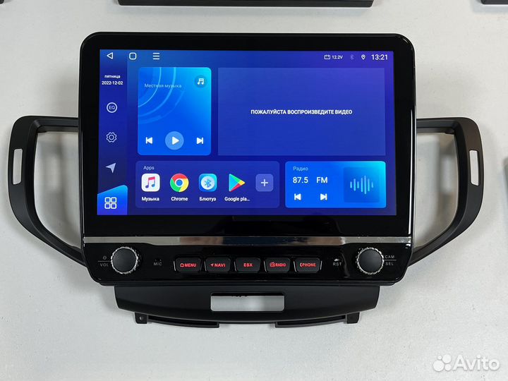 Магнитола Topway Honda Accord 8 с кнопками