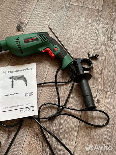 Дрель ударная Hammerflex UDD 710 A