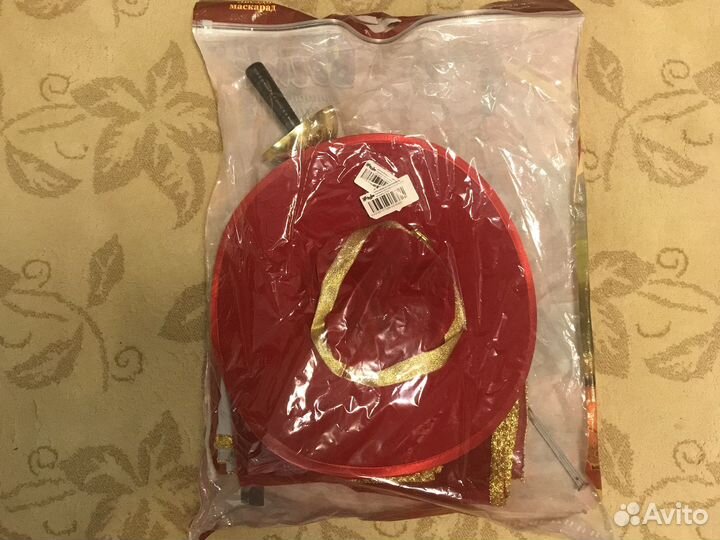 Карнавальный костюм кот в сапогах р.32