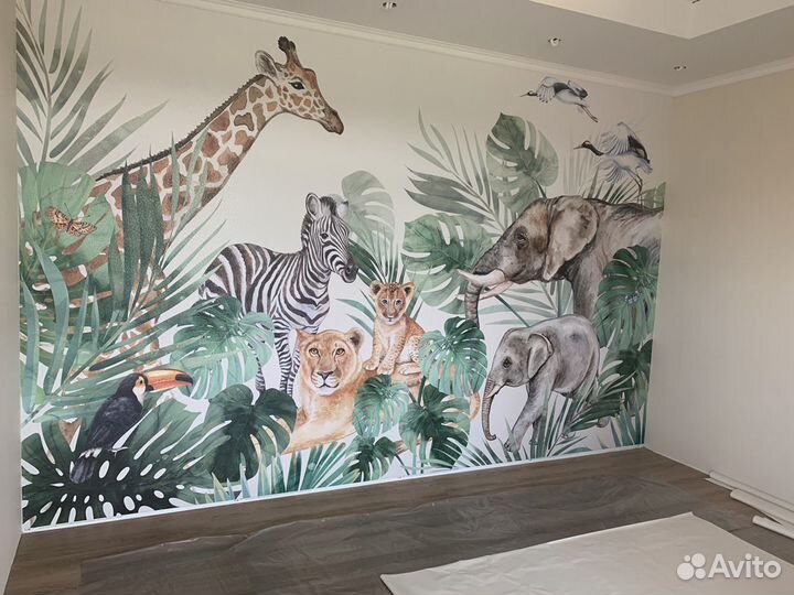 Обои, шпатлёвка, ламинат, покраска. Семейная пара