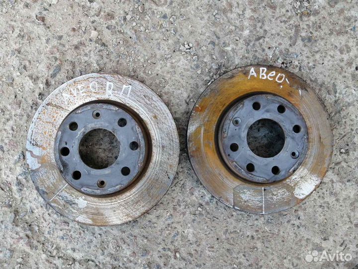 Диски Тормозные передние Пара Шевроле Авео Т250