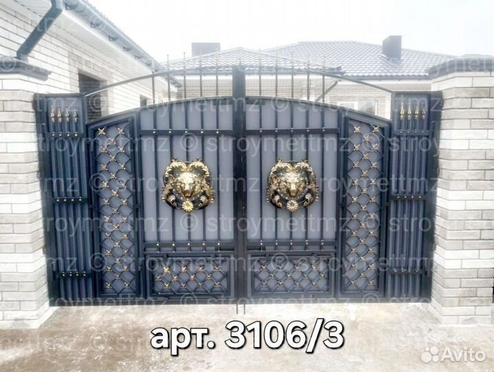 Кованые ворота