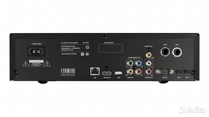 Караоке AST Mini с микрофонами Anzhee RS100