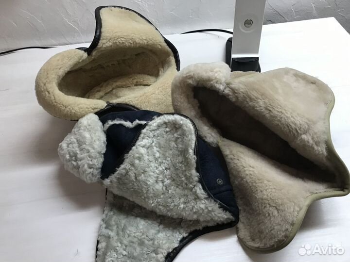 Детская шапка из дубленочного меха