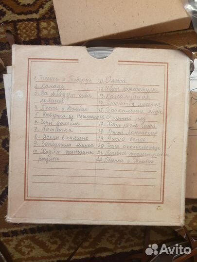 Магнитная лента катушки бобины из СССР