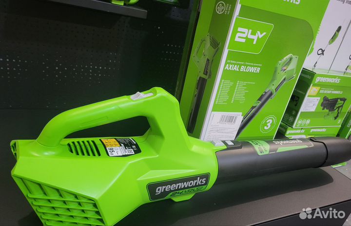 Воздуходувка аккум. GreenWorks G24AKB без АКБ и зу