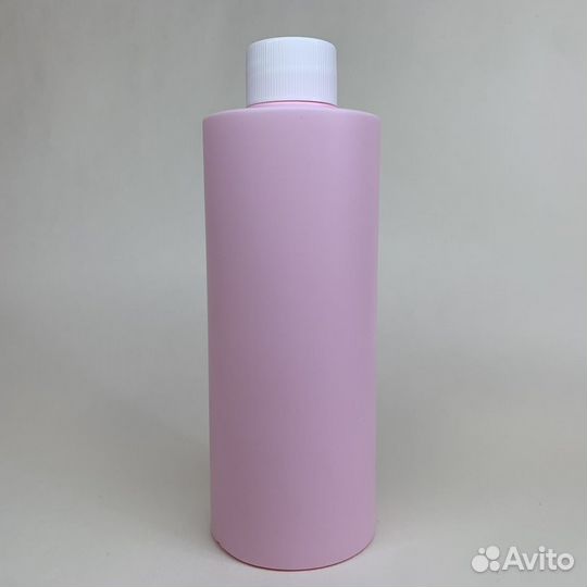Розовый флакон 250 мл с крышкой