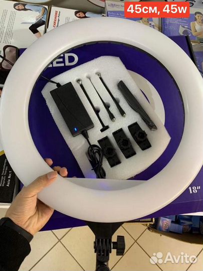 Кольцевая лампа диаметр 45,36,33,26,20,16см