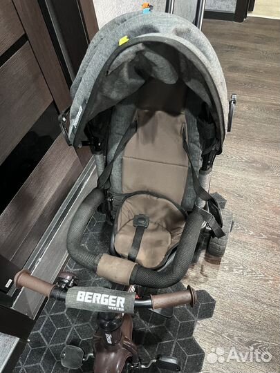 Велосипед коляска с ручкой