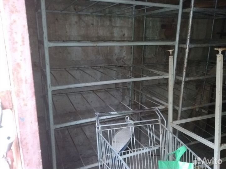 Стеллажи разные для склада, кухни общепита б/у