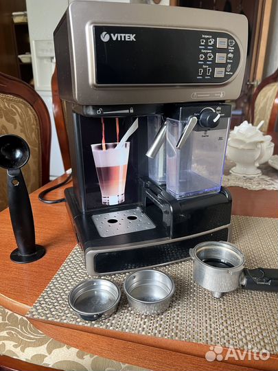 Кофеварка рожковая vitek VT-1517