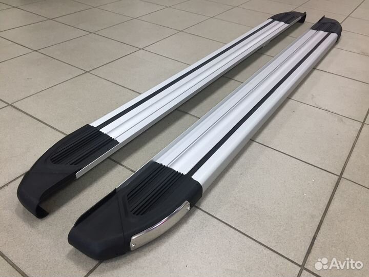 Пороги внешние площадки Hyundai Santa Fe CM 2006+