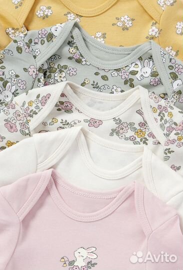 Новые боди с коротким рукавом на девочку c&a 92