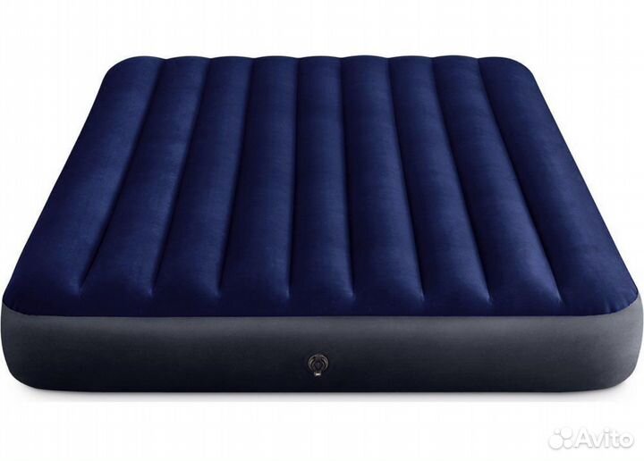 Матрас надувной 152*203*25 с подушками и насосом