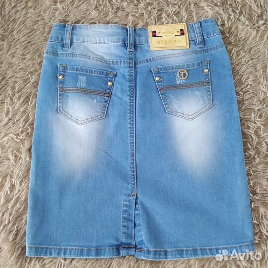 Юбка джинсовая