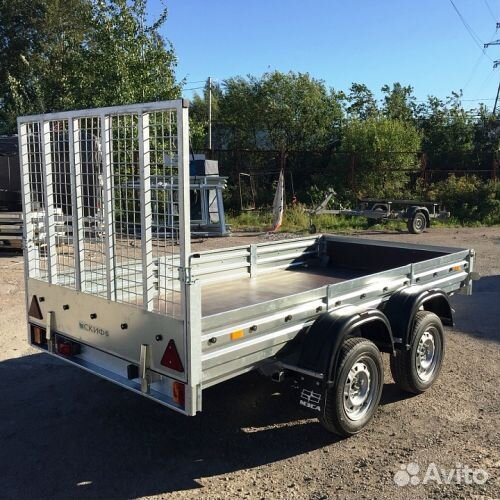 Прицеп с трапом. Рассрочка
