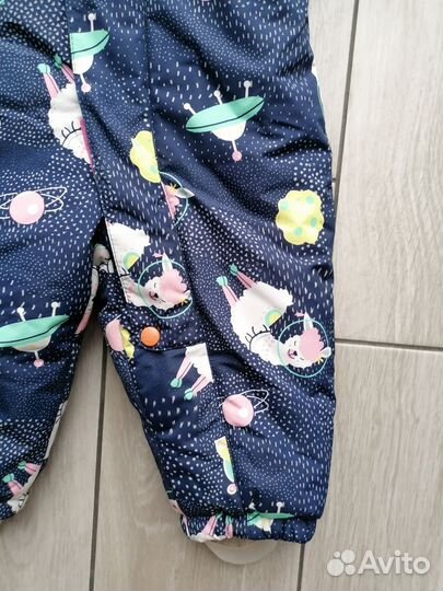 Зимний комбинезон на девочку 74 80 86